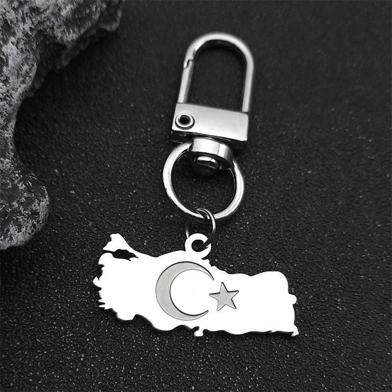 Ethnic Turkey Map Flag Keyring - Women'S Fashion Guide บทวิจารณ์และราคา