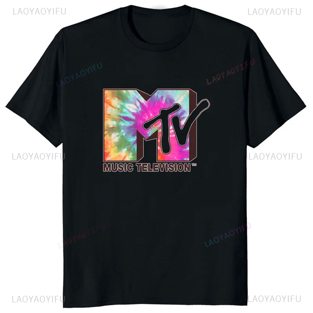 Classic MTV Retro Design Logo  - Women'S Fashion Graphic Tees บทวิจารณ์และราคา
