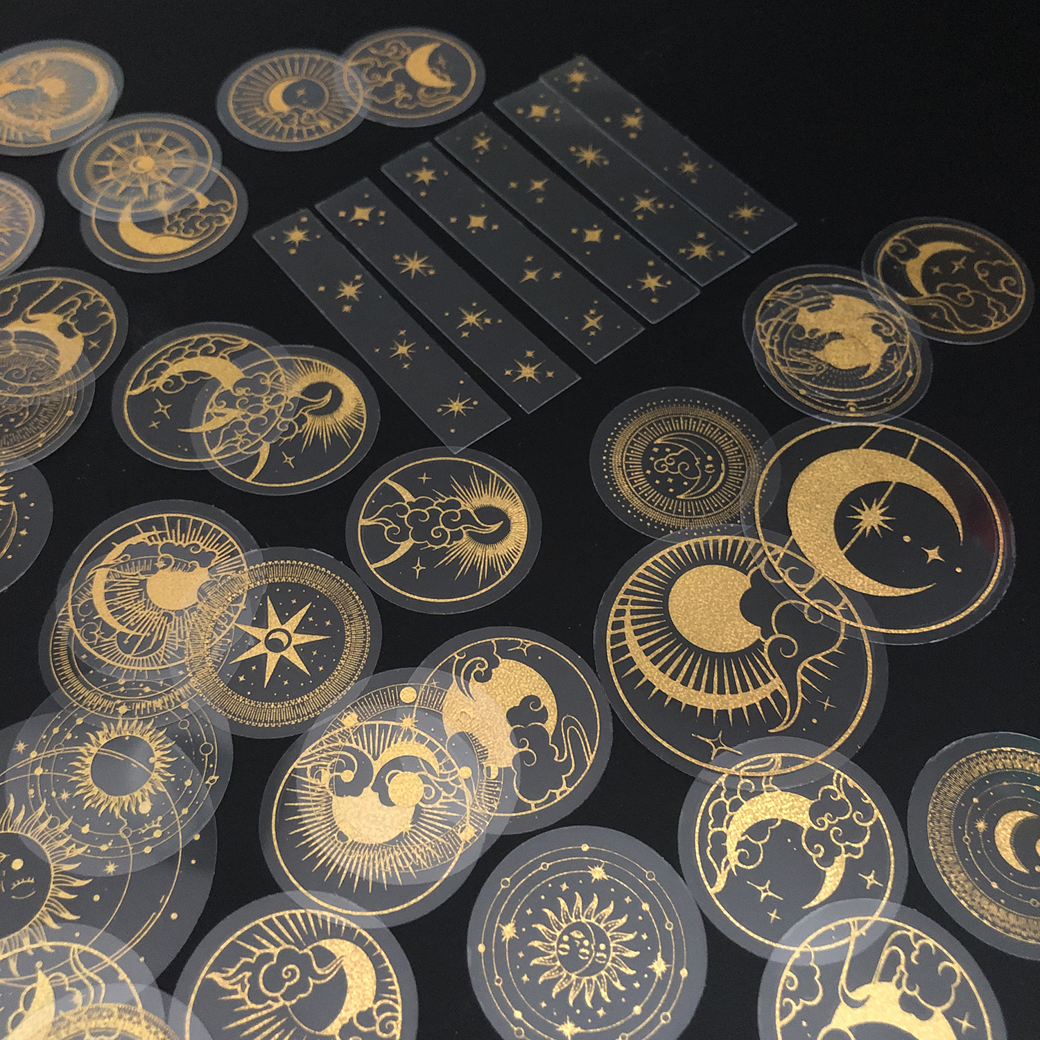 Custom Glitter Gold Stickers W - Women'S Fashion Labels บทวิจารณ์และราคา