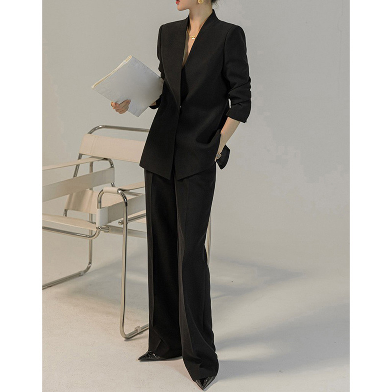 Allingentle Women's Suit Pants - Women'S Fashion Middle Ages บทวิจารณ์และราคา