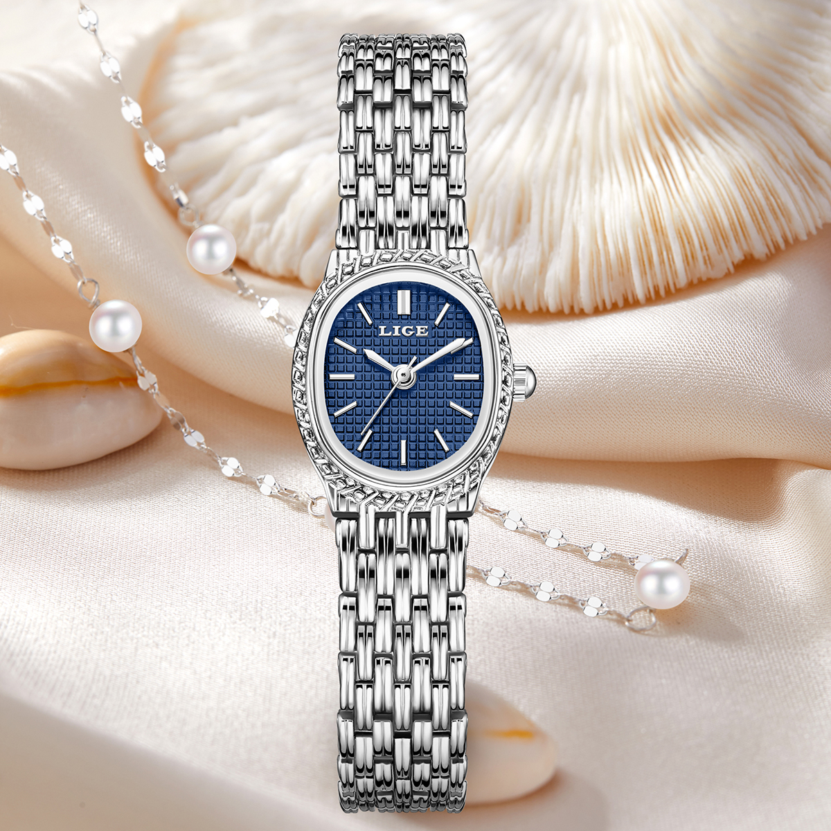 LIGE Fashion Elegant Quartz Wo - Women'S Fashion Gifts บทวิจารณ์และราคา
