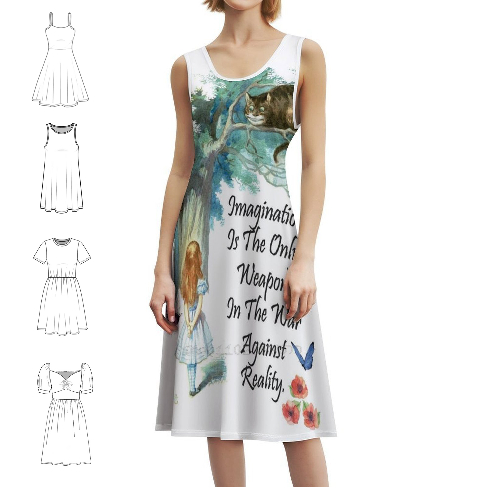 Alice In Quote-Imagination Boh - Women Fashion Gown บทวิจารณ์และราคา