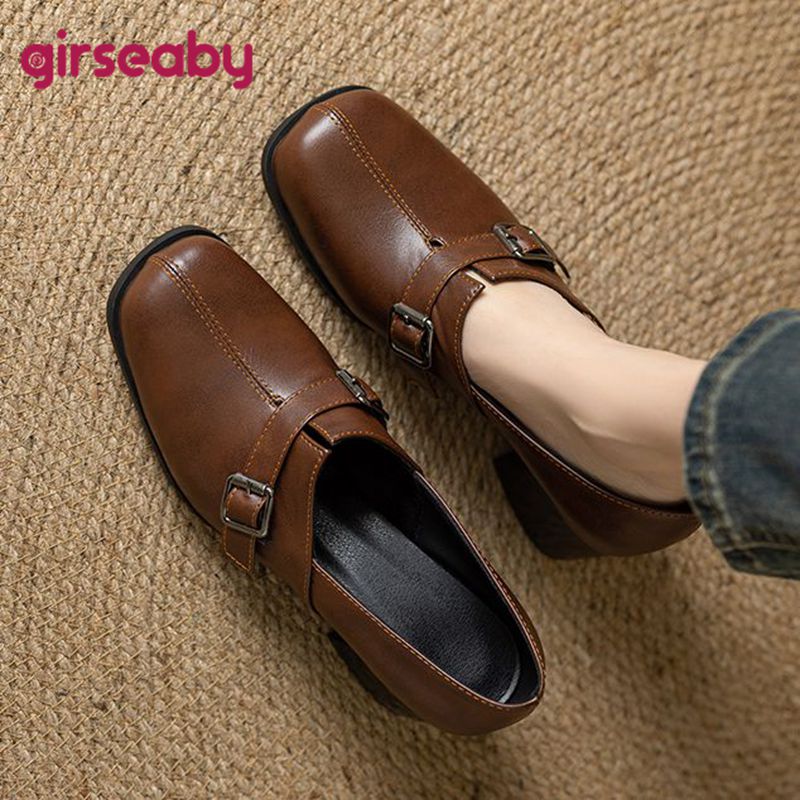 Girseaby Vintage Women Pumps S - Women Fashion Designers บทวิจารณ์และราคา