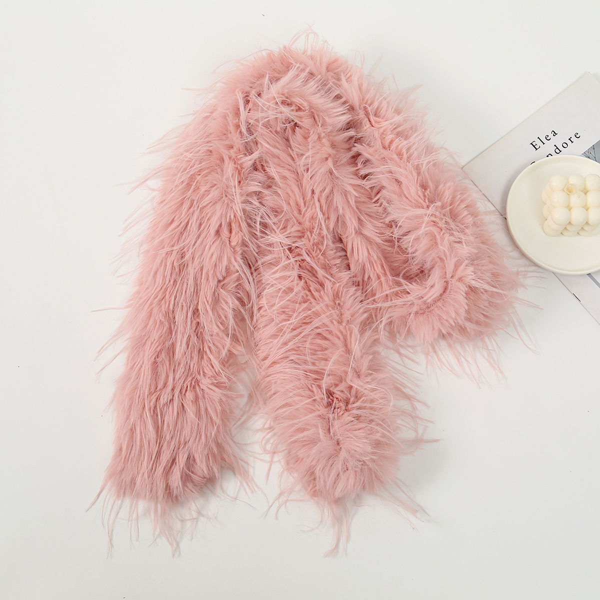 Women Faux Rabbit Fur Long Sca - Women'S Fashion Parka บทวิจารณ์และราคา
