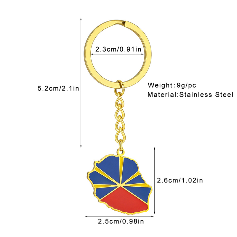 Fashion LA REUNION Map Flag Ke - Women'S Fashion Guide บทวิจารณ์และราคา